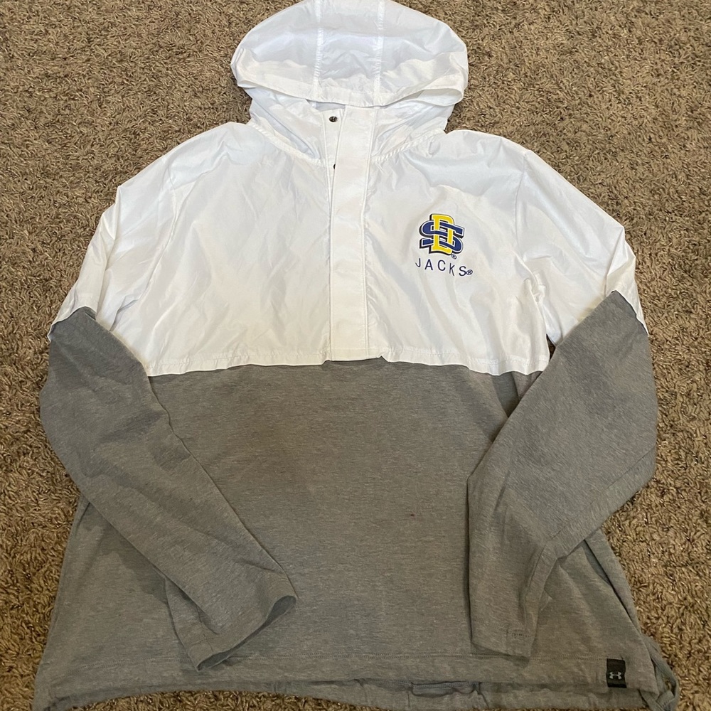 SDSU Jackrabbits Under Armour half zip windbreaker